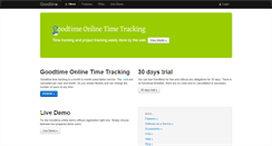 Desktop Screenshot of goodtimetracking.com