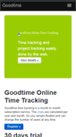 Mobile Screenshot of goodtimetracking.com